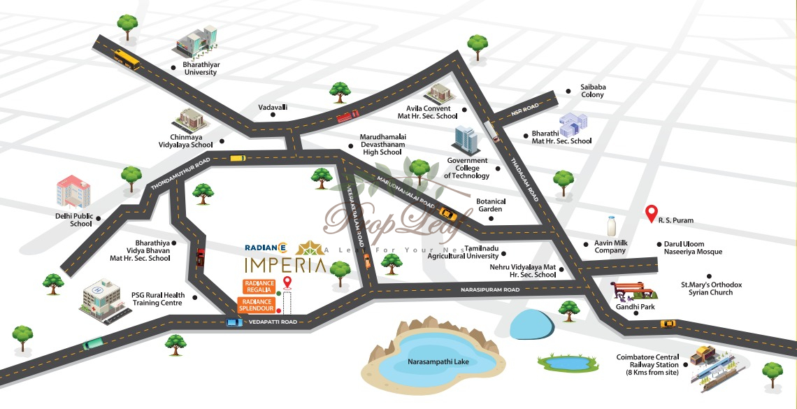 Radiance Imperia Location Map